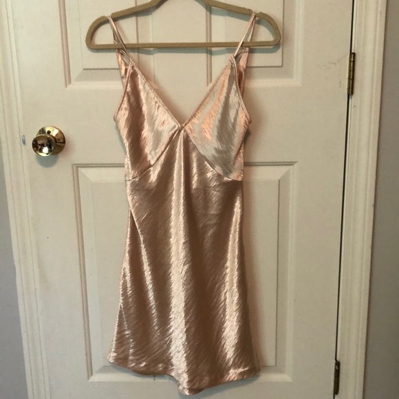Express Rose Gold Party Dress - Picture 1 of 2